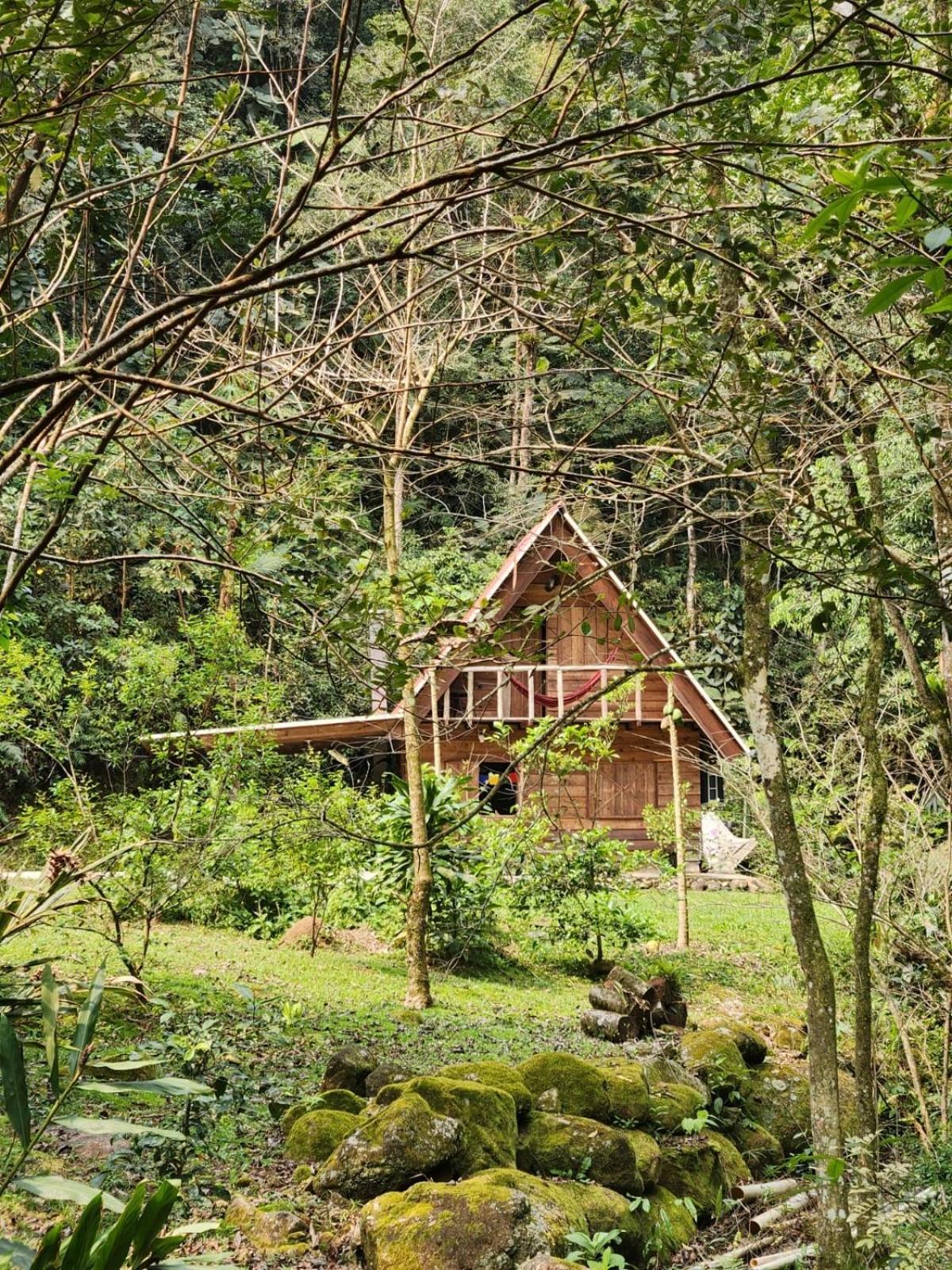 Chale Em Meio A Natureza! Guabiruba Bagian luar foto